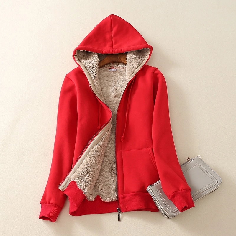 Ladies' Heavyweight Sherpa-Lined Hooded Fleece Jacket 6