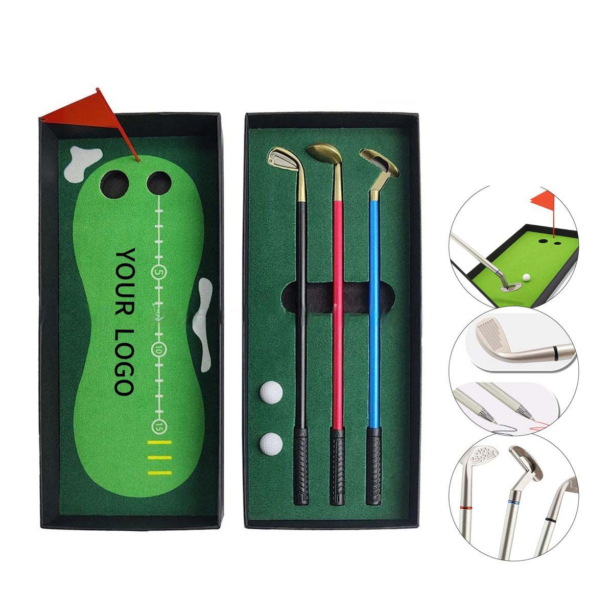 Mini Golf Course Gift Set with Pen 2