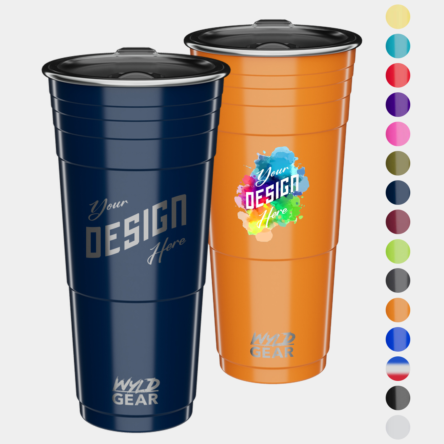 32 oz Wyld Gear® Stainless Steel Vacuum Insulated Party Cup 2