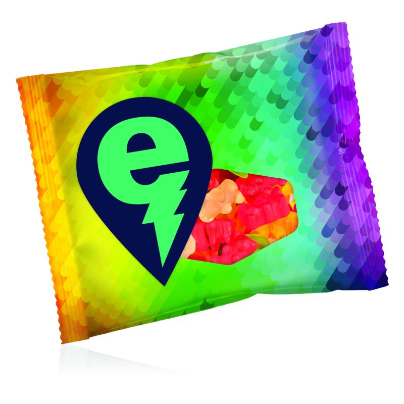 Clever Candy 2oz. Full Color DigiBag™ with Gummy Bears 1