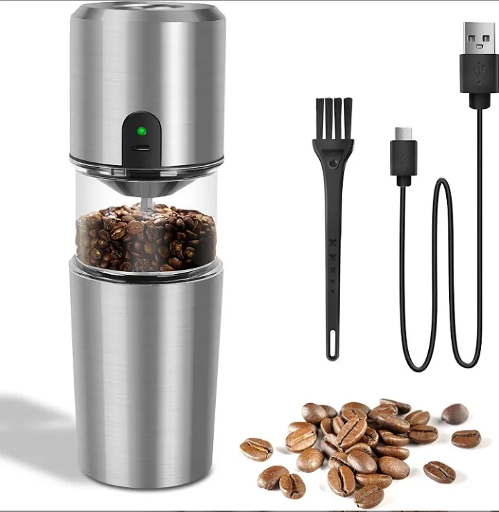 3 In 1 Electric Coffee Grinder Filter Cup 4