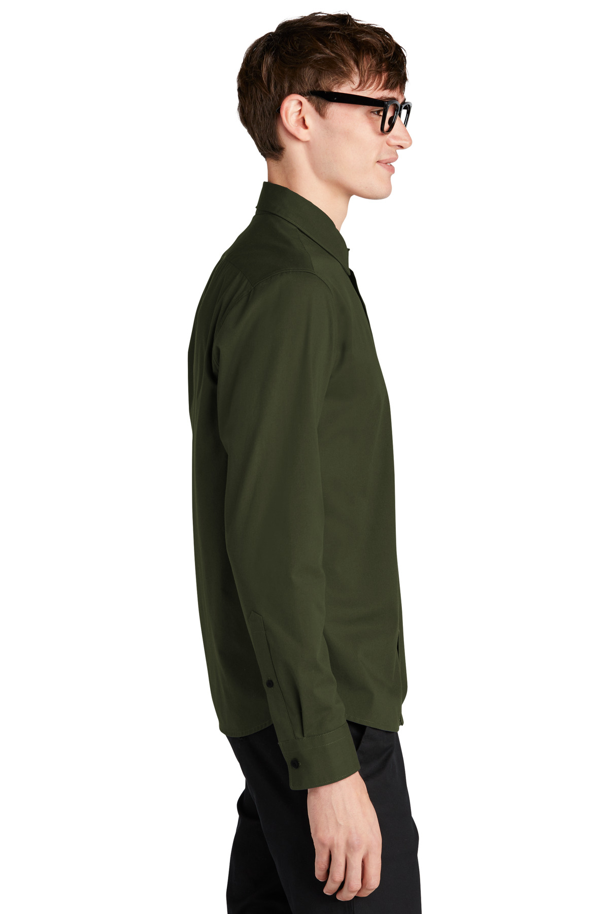 Mercer+Mettle Long Sleeve Stretch Woven Shirt MM2000 45