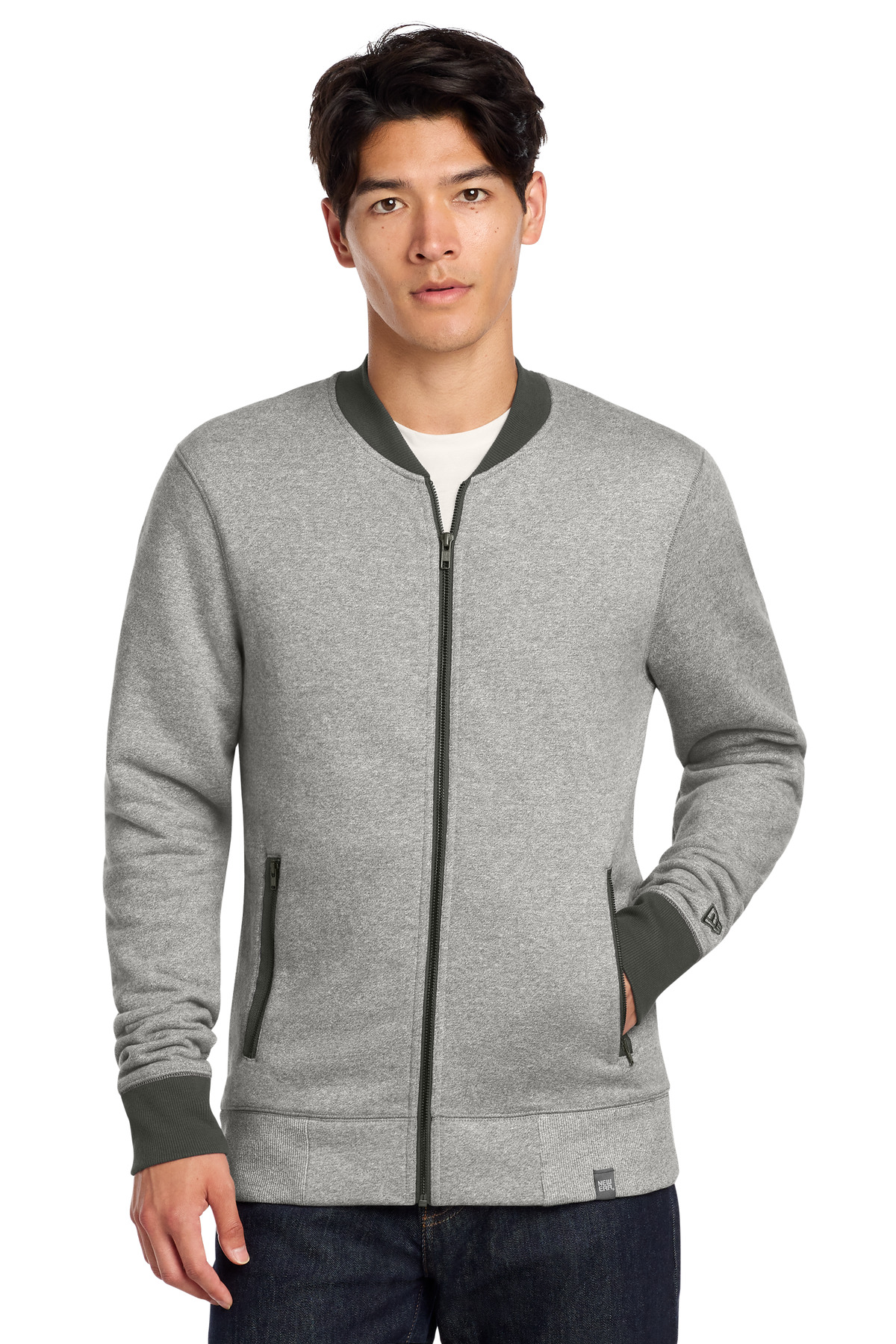 New Era French Terry Baseball Full-Zip. NEA503 28