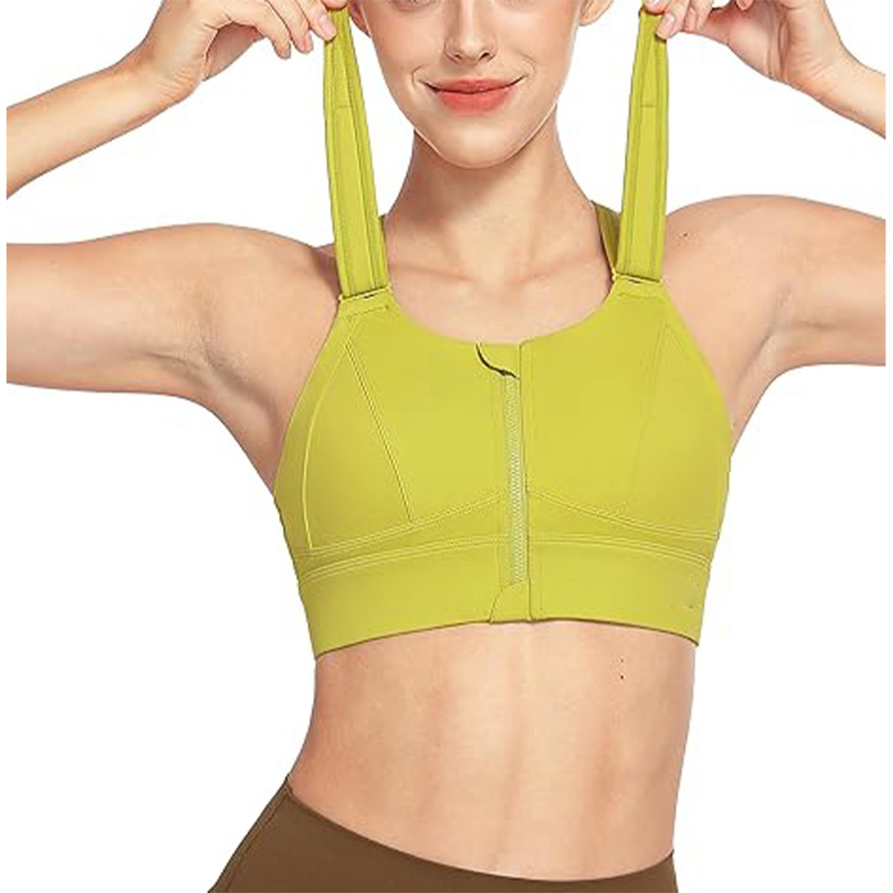 Women's Adjustable Zipper Front Bra 12