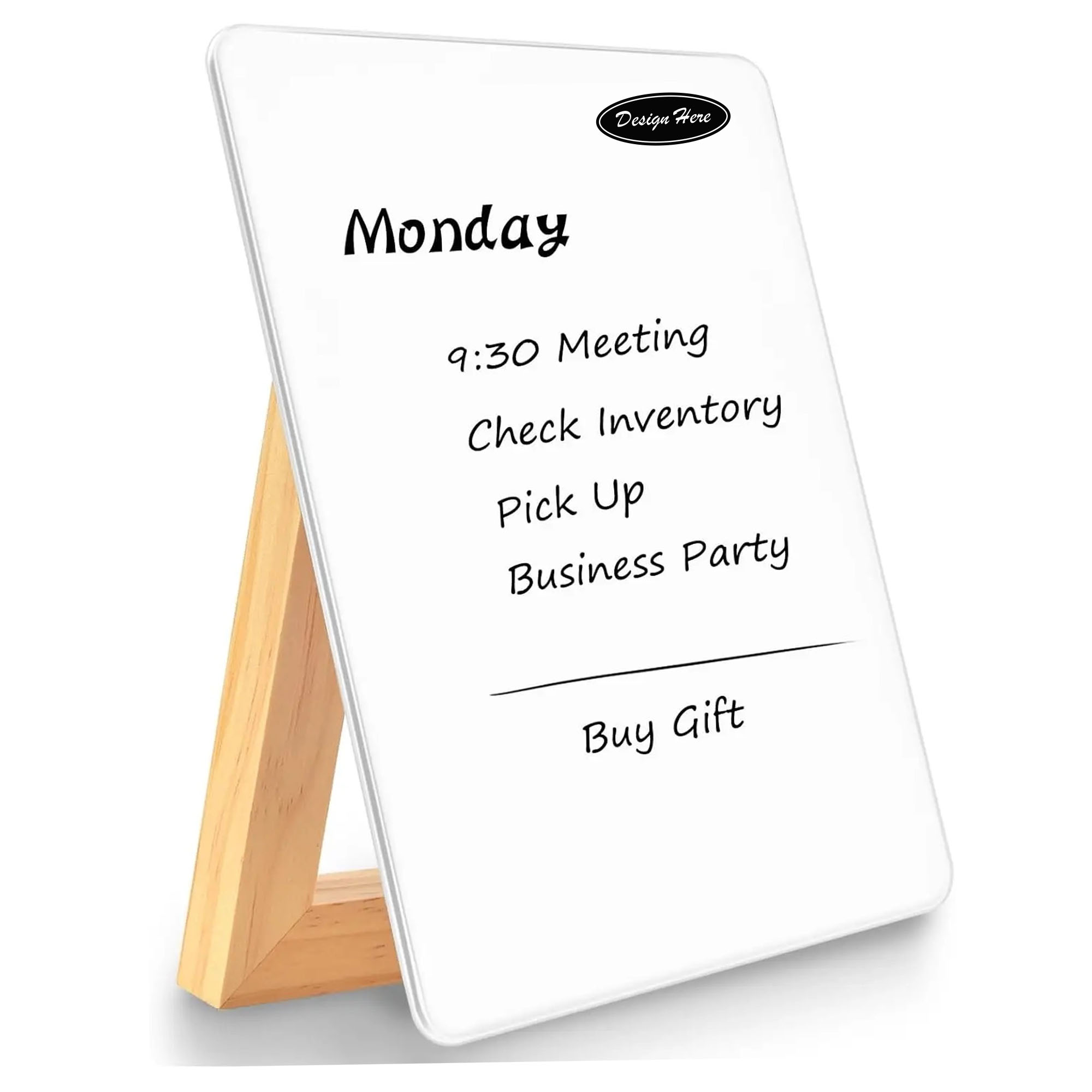 Desktop Glass Whiteboard 1
