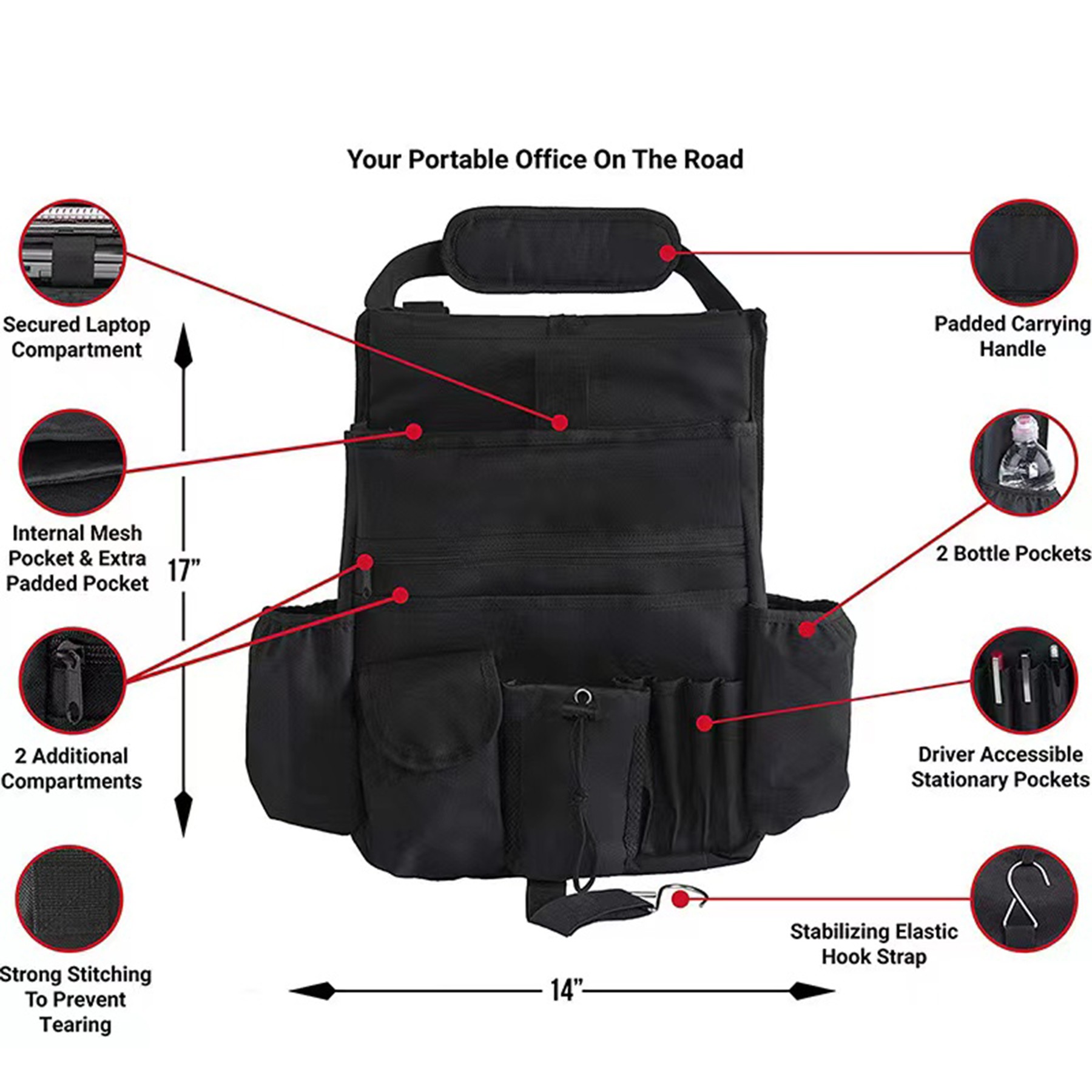 Car Front Seat Organizer 2