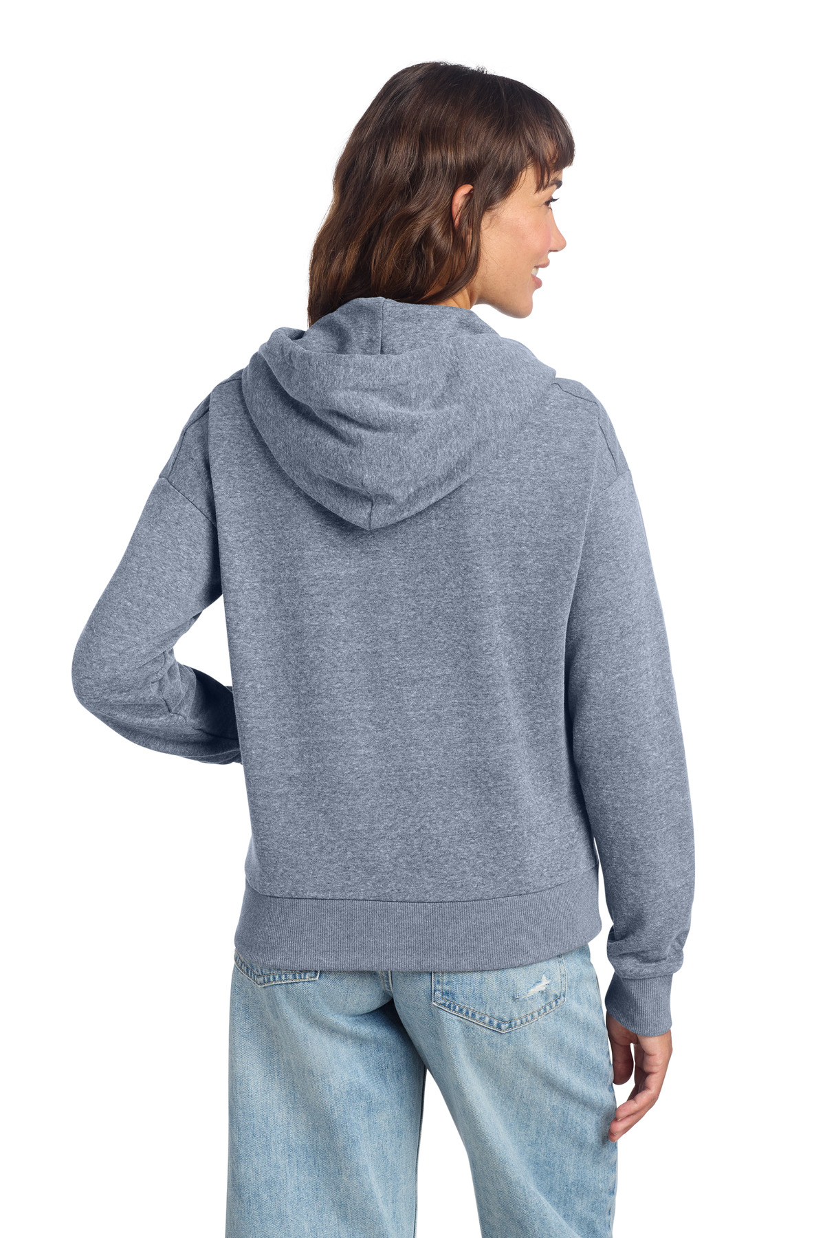 District Women's Perfect Tri Fleece 1/2-Zip Pullover DT1311 45