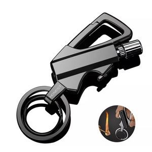 Metal Keychain With Fire Starter 5