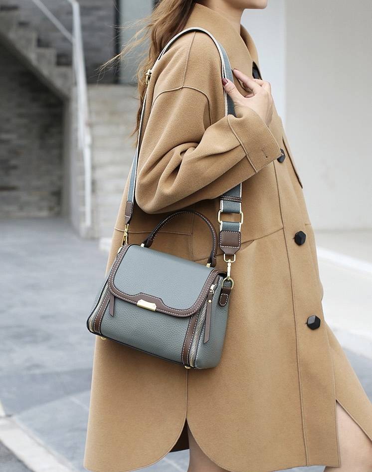 Genuine leather Women's Shoulder Crossbody Bag 8