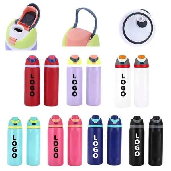 24 oz Insulated Stainless Steel Water Bottle, custom water bottle with logo imprint 2