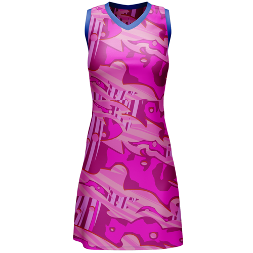 Women's Full Sublimation Premium Netball Dress - PolySpandex 5