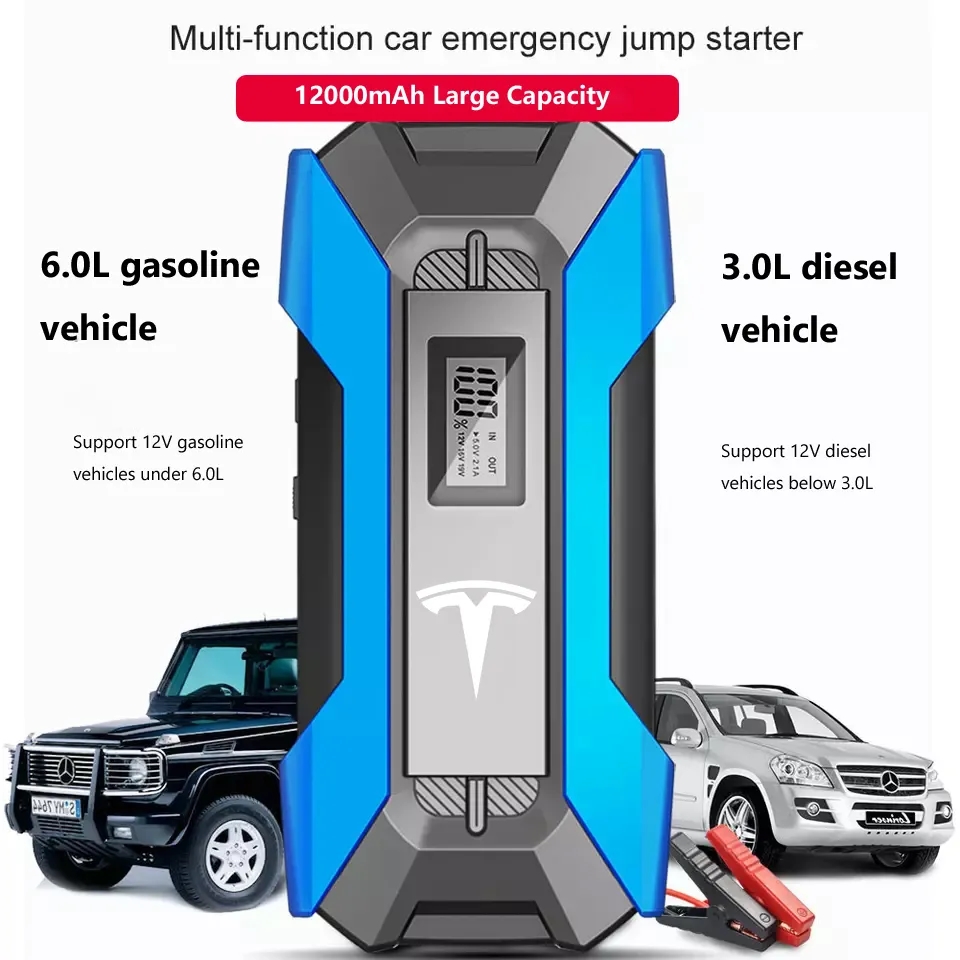 12000mAh Portable Car Jump Starter with Smart Clip 6