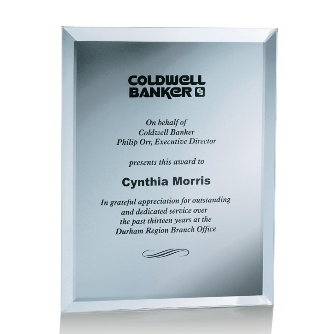 Mirror Plaque - Silver 9