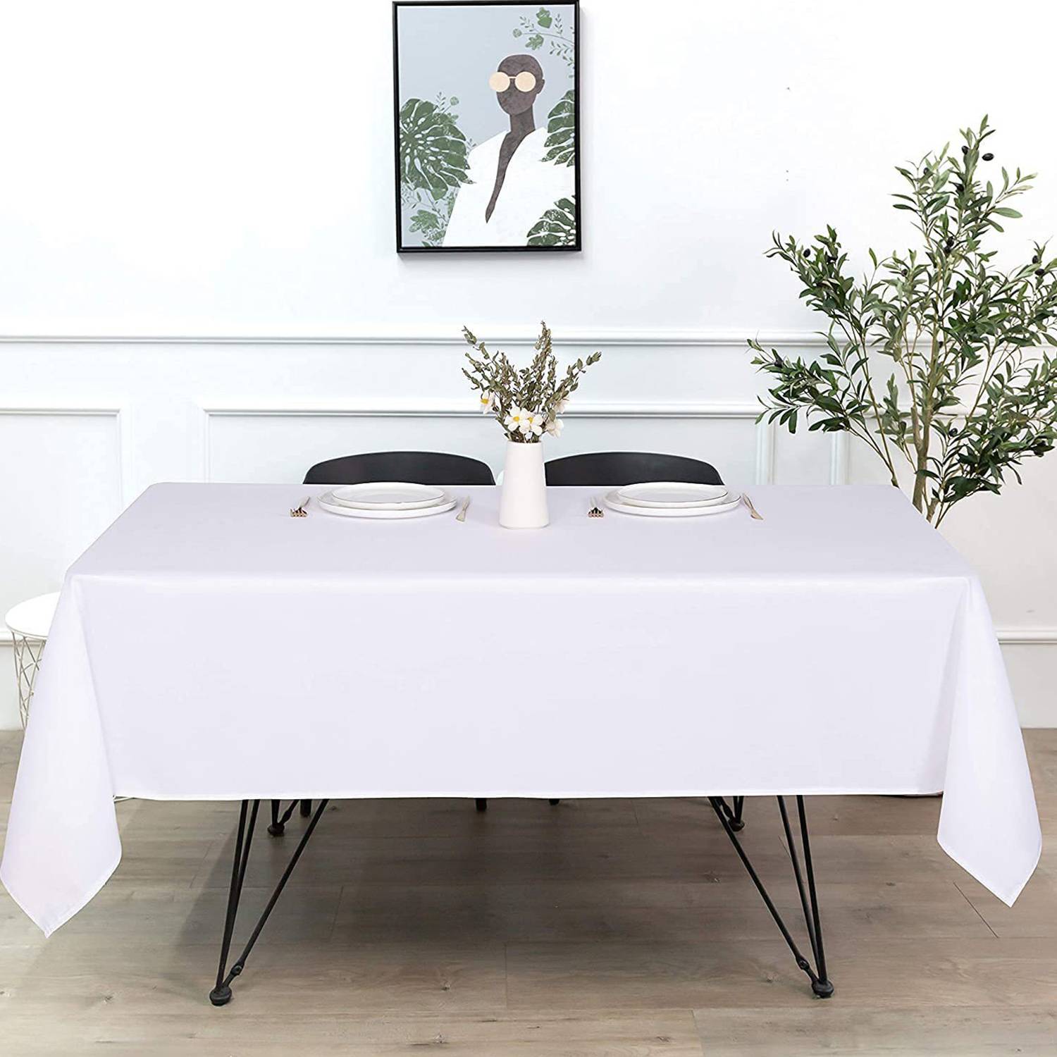 Custom 57x 82 IN Antifouling and Wrinkle Tablecloth 2