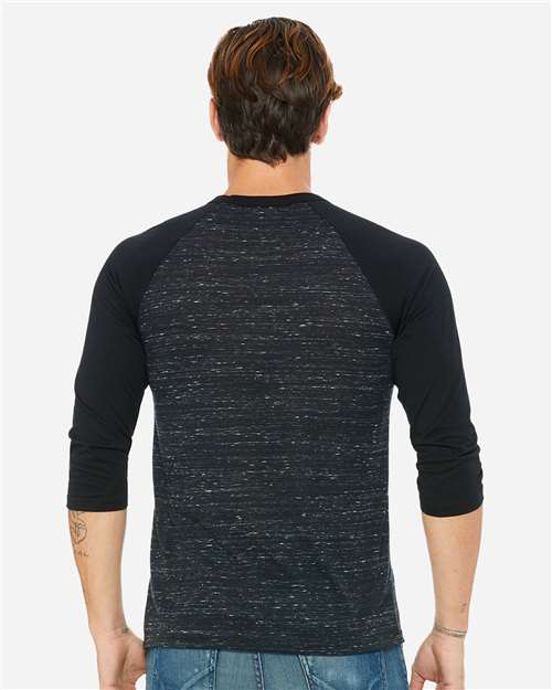 Unisex Three-Quarter Sleeve Baseball Tee - 3200 87