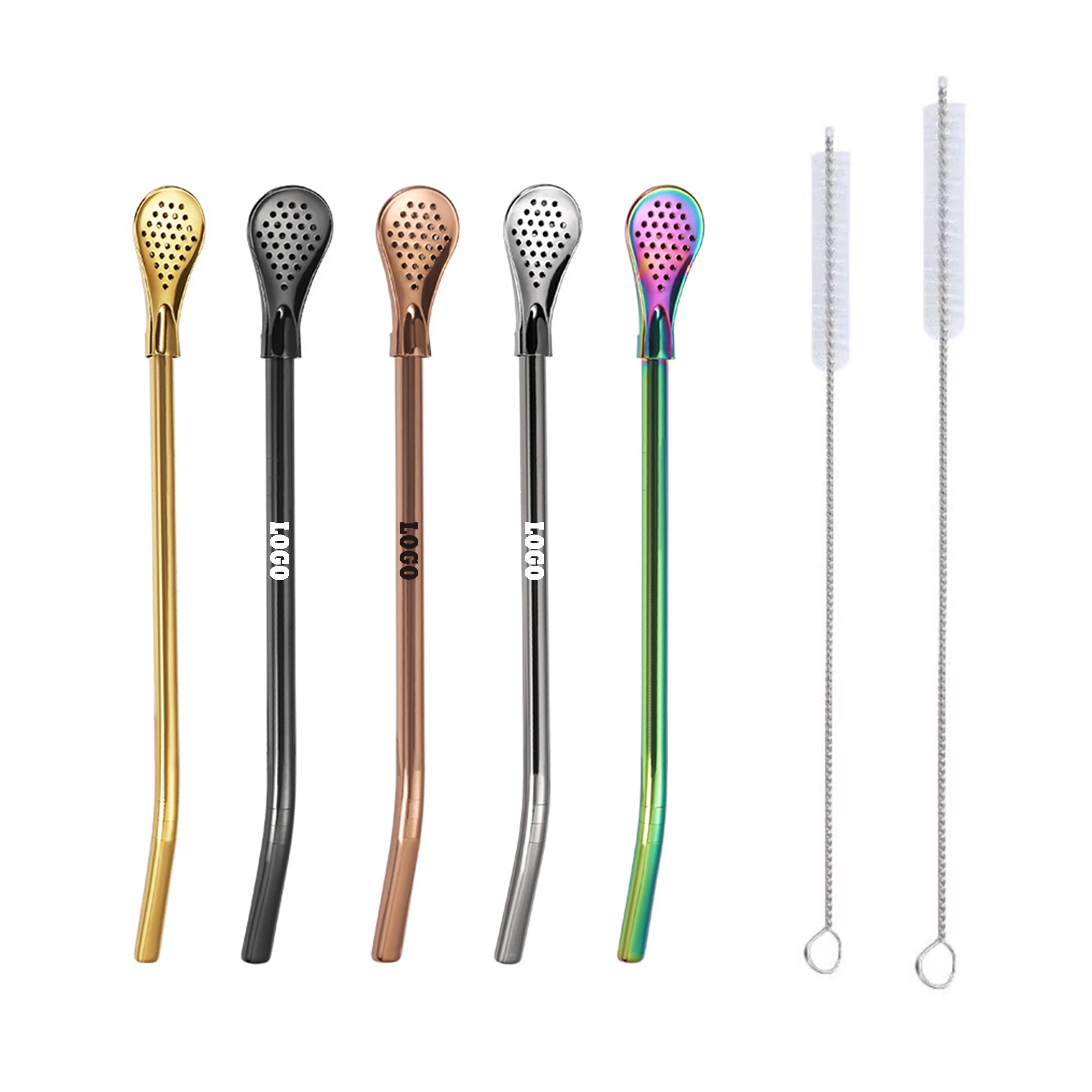 Stainless Steel Spoon Straw 2