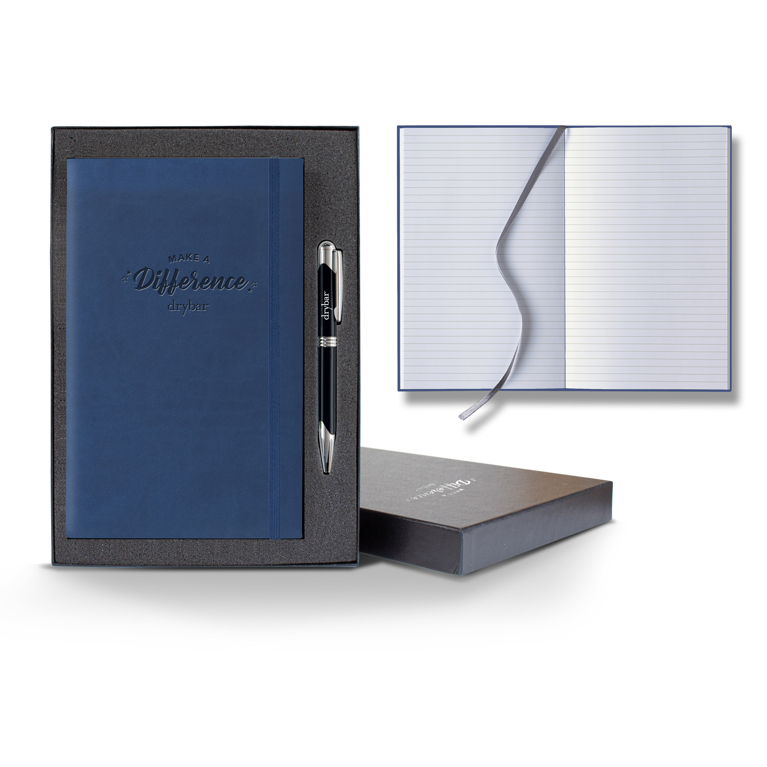 Castelli Tucson Banded Medio Lined White Page Journal Gift Set 9