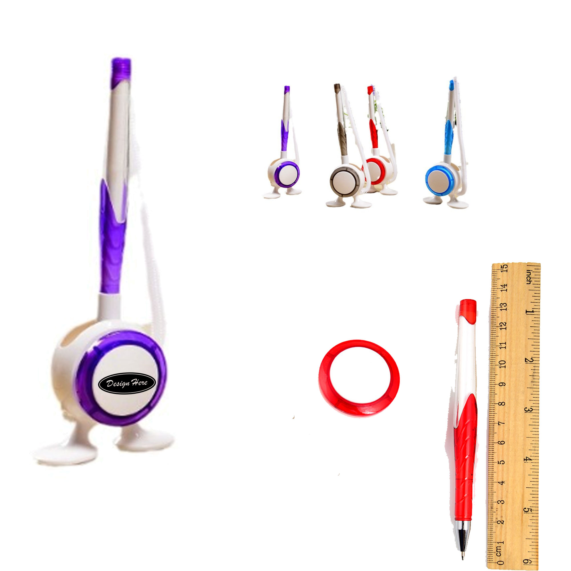 Creative Desktop Gel Pen with Sticker for Office Organization 3