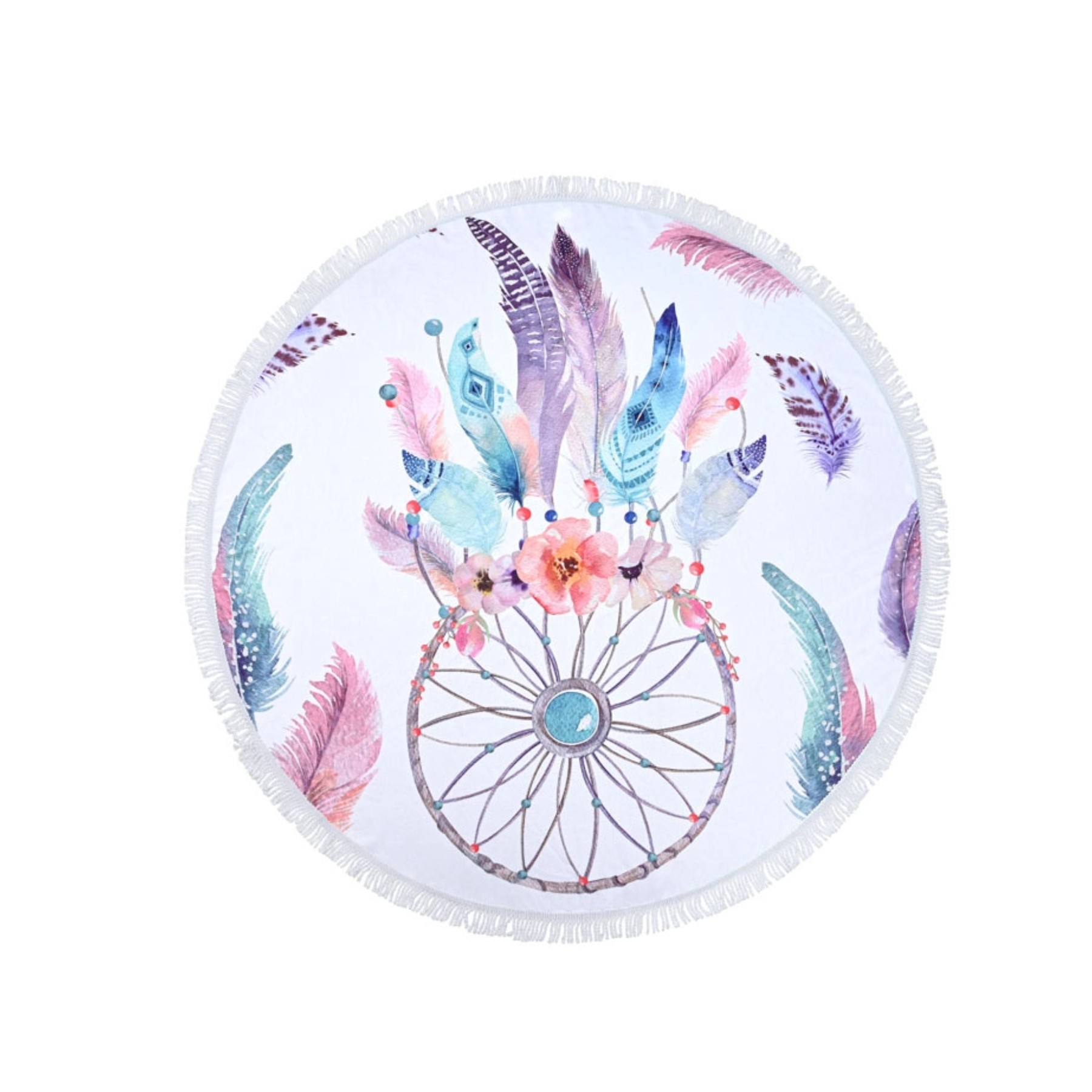 Quick Dry Beach Round Towel 2
