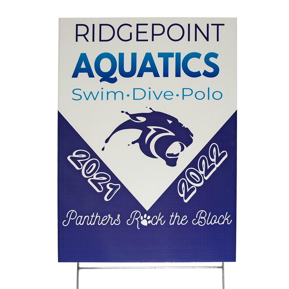 24" x 18" Yard Signs - Digital Full Color Imprint