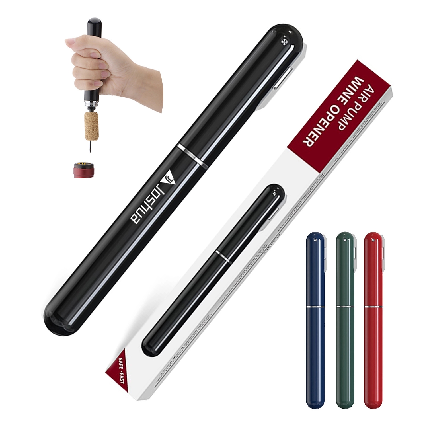 Pen Shaped Air Pressure Pump Wine Bottle Opener 2