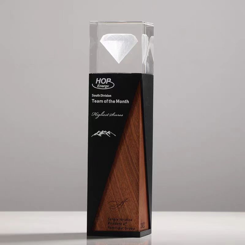 Crystal Trophy Award 7