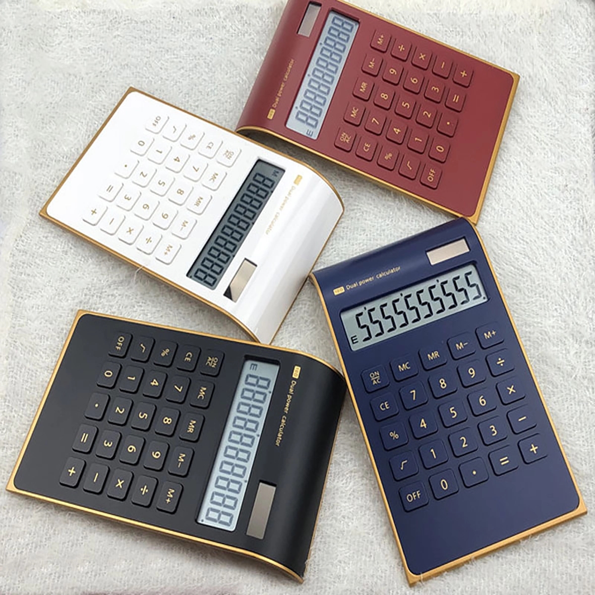 10 Digits Solar Dual Powered Desktop Calculator 6