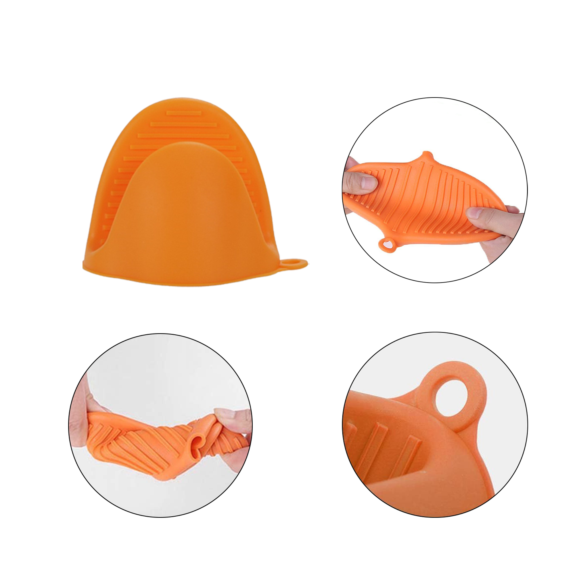 Oven Heat Proof Silicone Hand Clips 2
