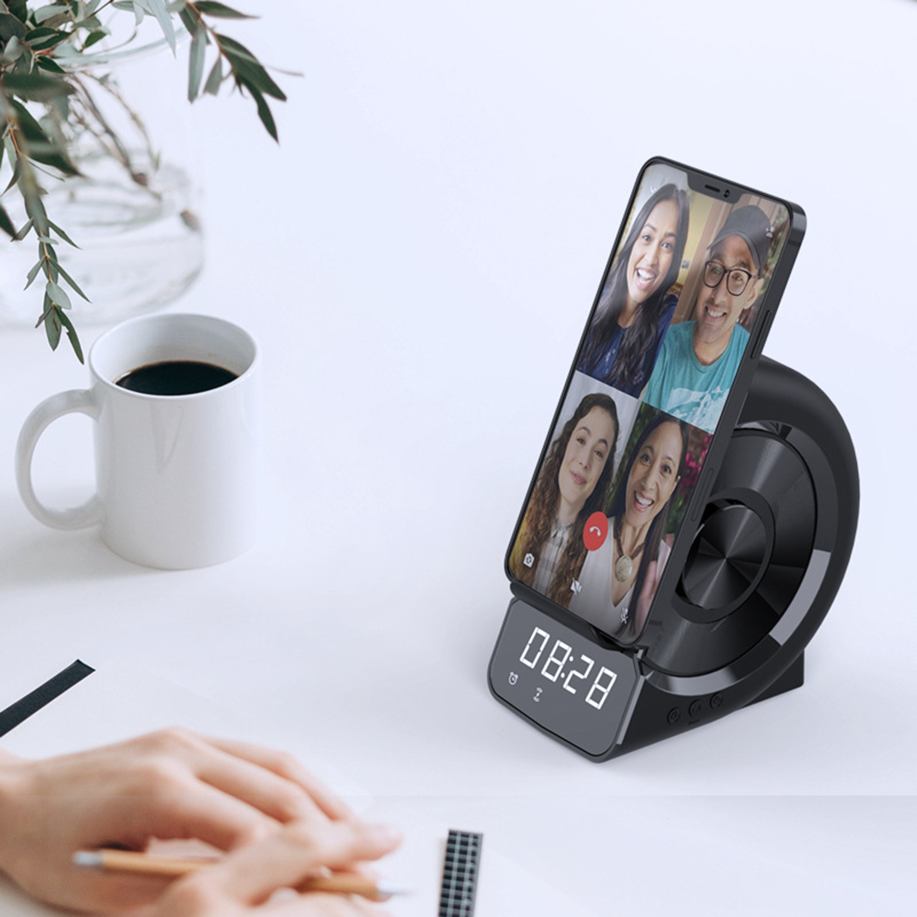 Charging Alarm Clock With Speaker 4