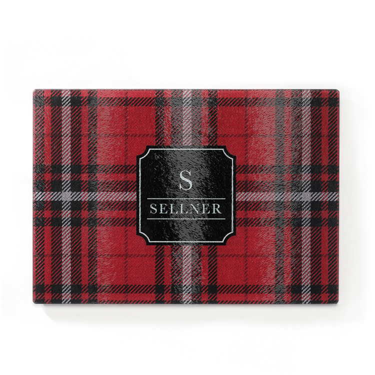Family Plaid Rectangular Board 2