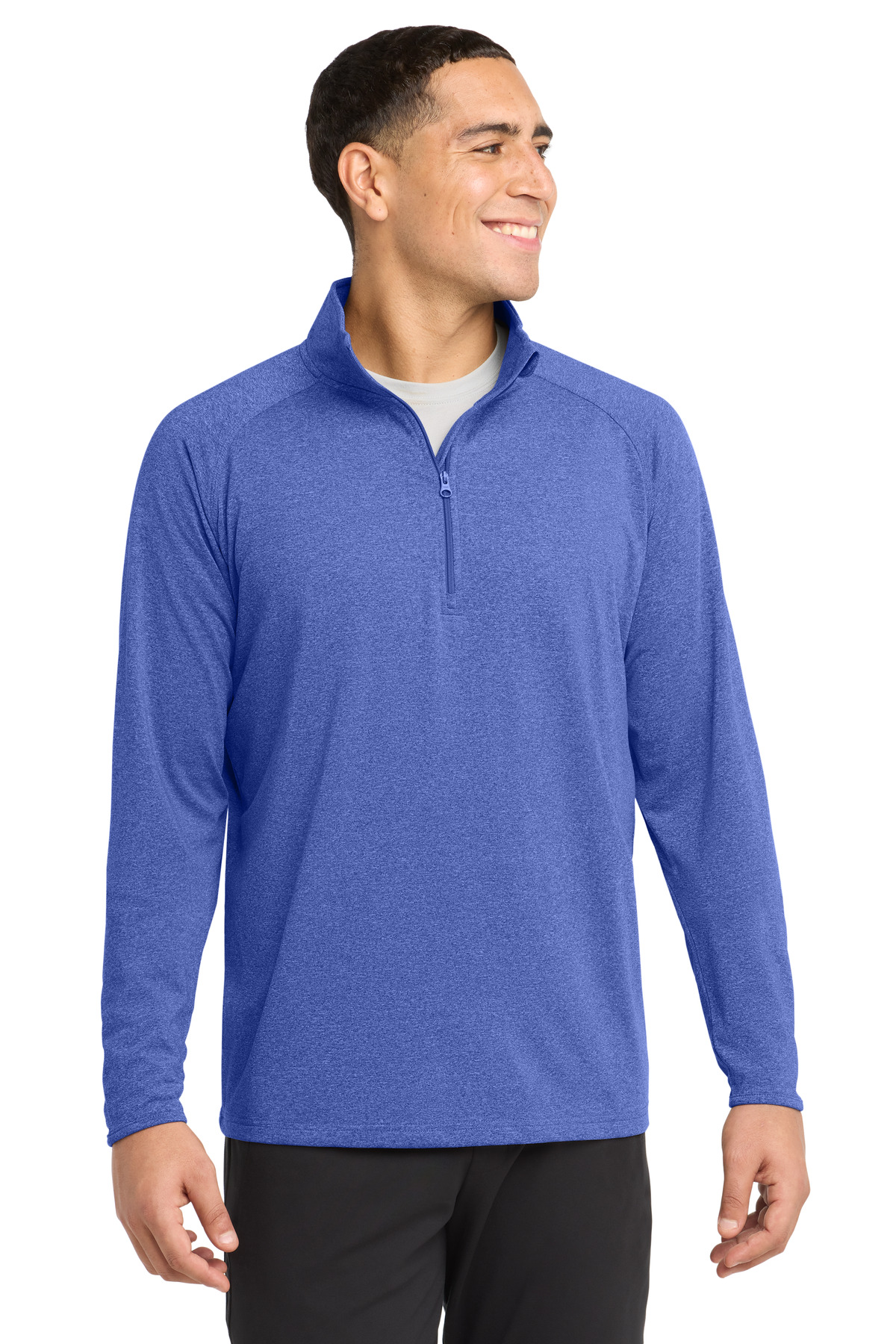 Sport-Tek Tall Sport-Wick Stretch 1/4-Zip Pullover. TST850 16
