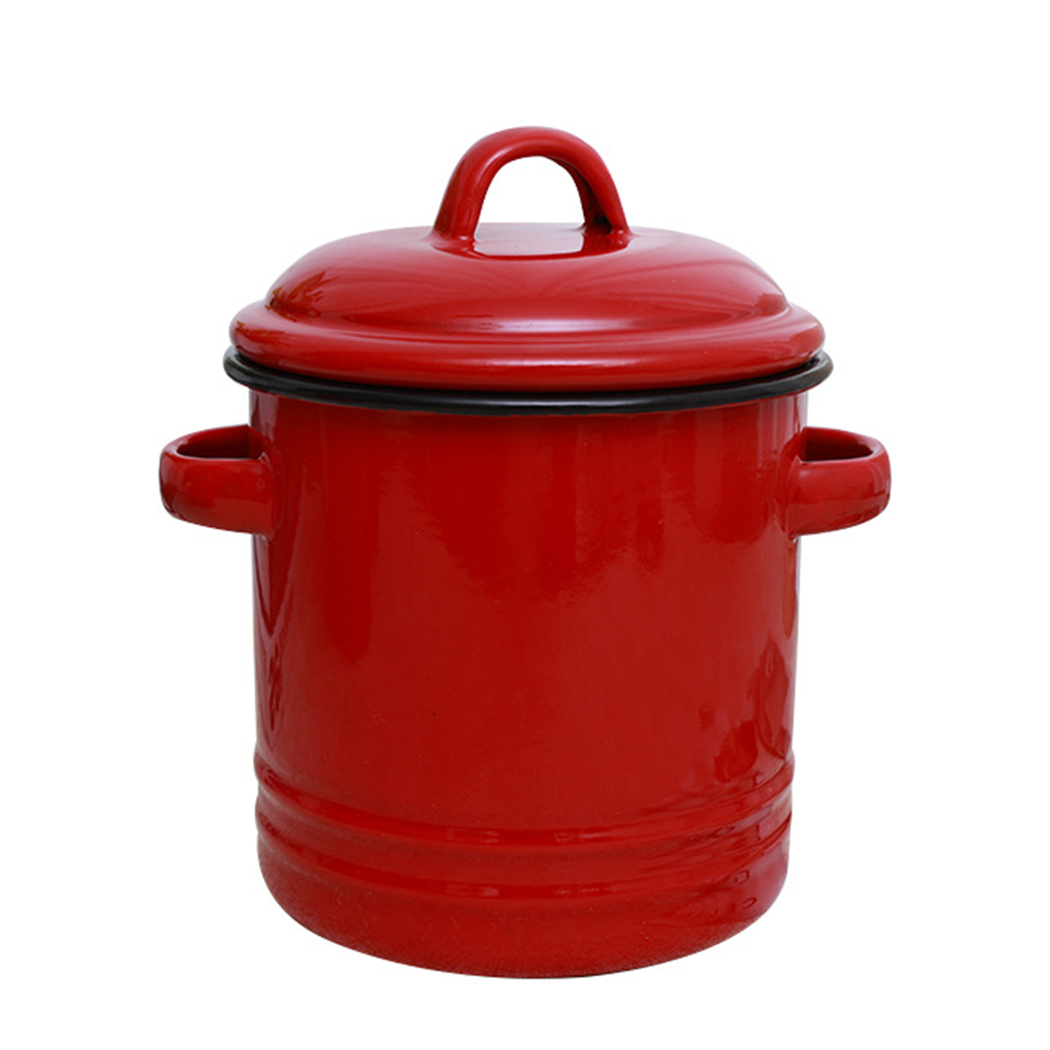 40 oz Enamel Tea Canister 6