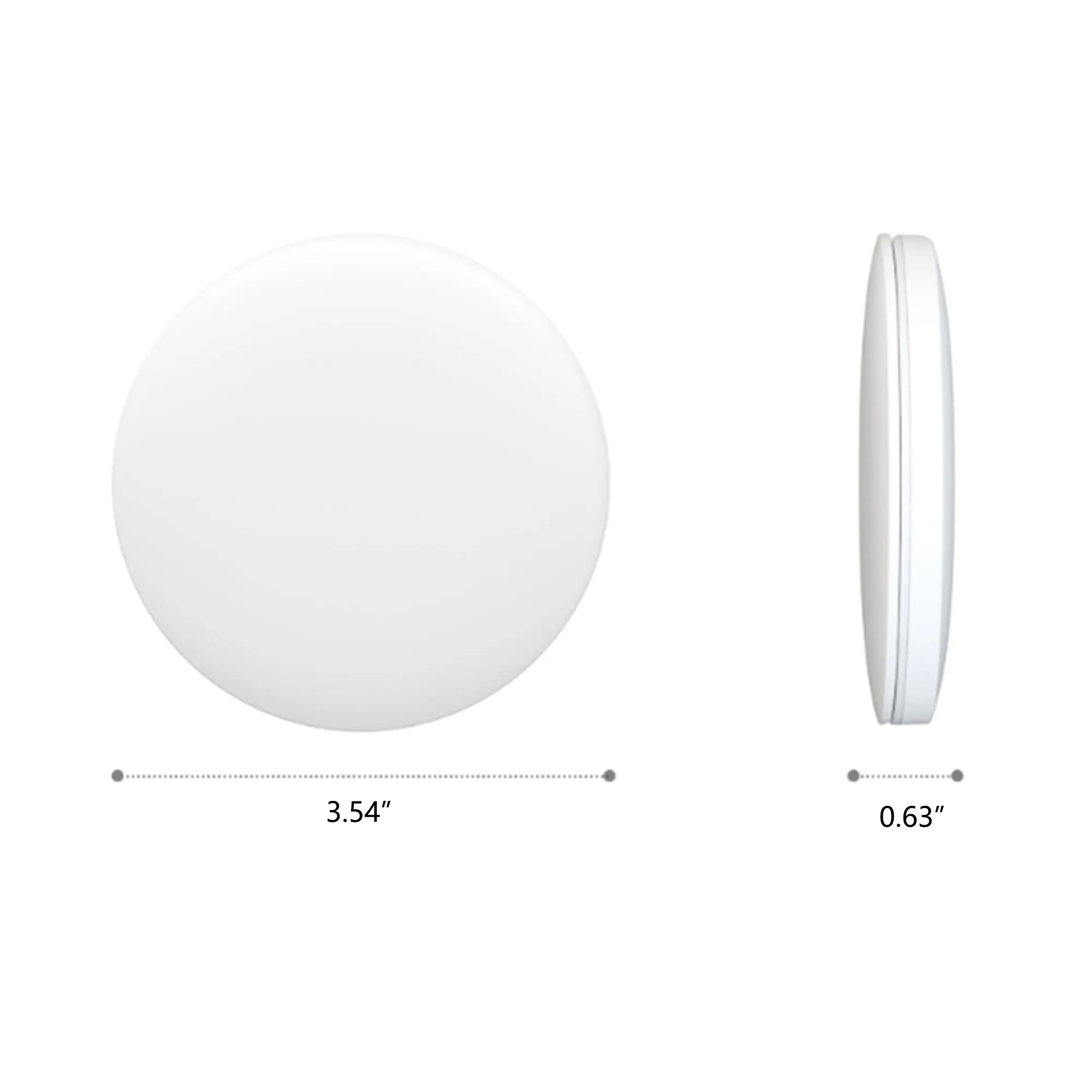 MOQ 100 LED Rechargeable Travel Compact Makeup Mirror 2