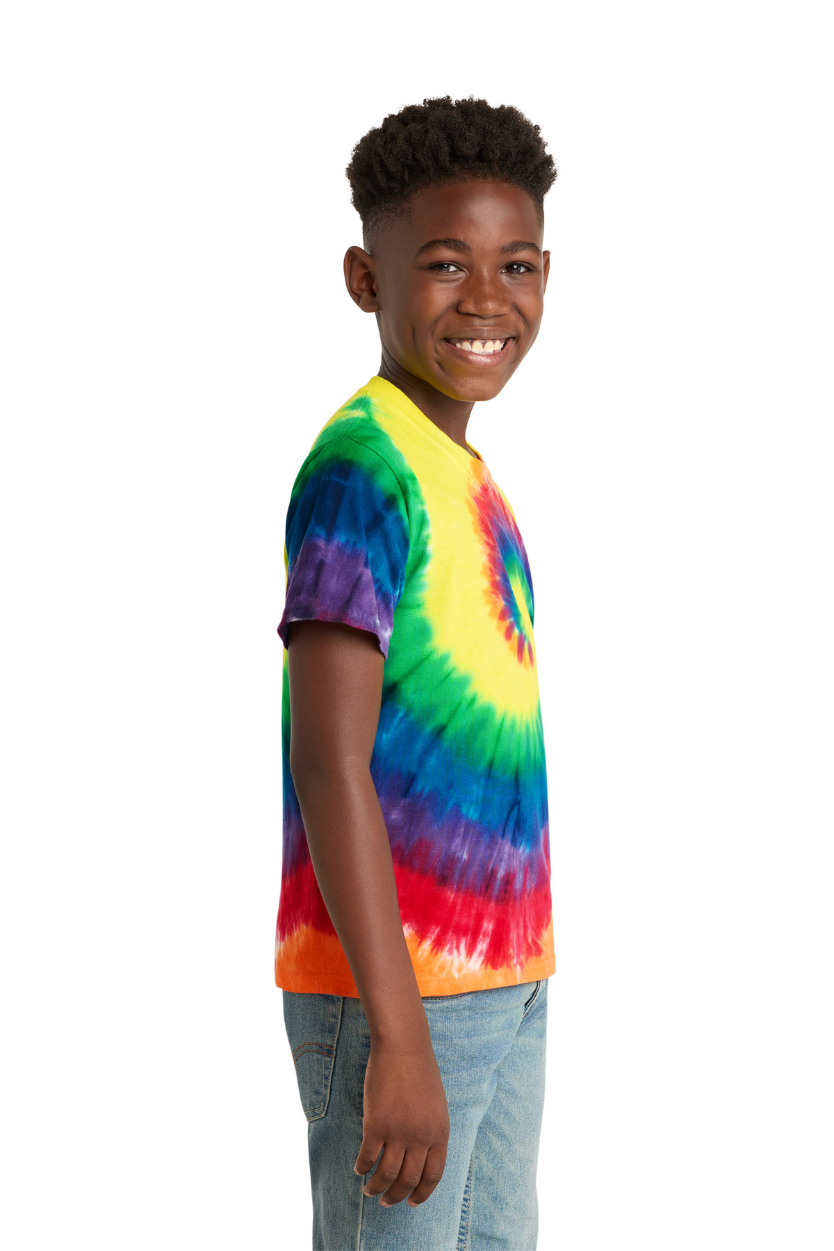 Port & Co Youth Tie-Dye Tee. PC147Y 44
