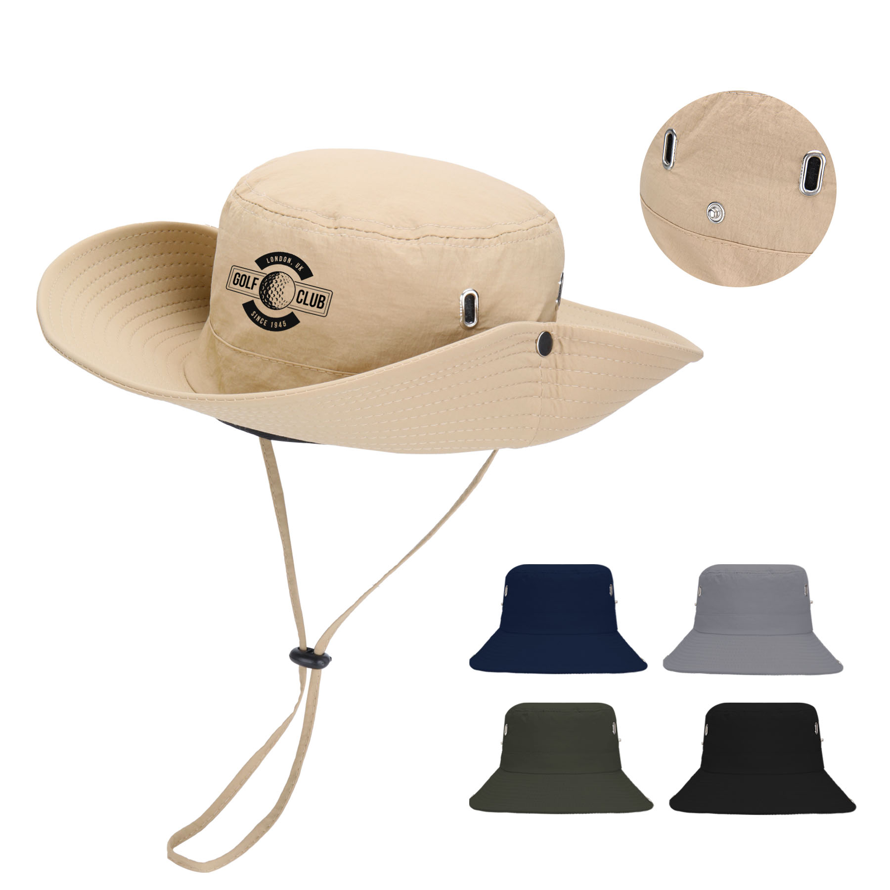Cowboy Waterproof Wide Brim Sun Bucket Hat 2
