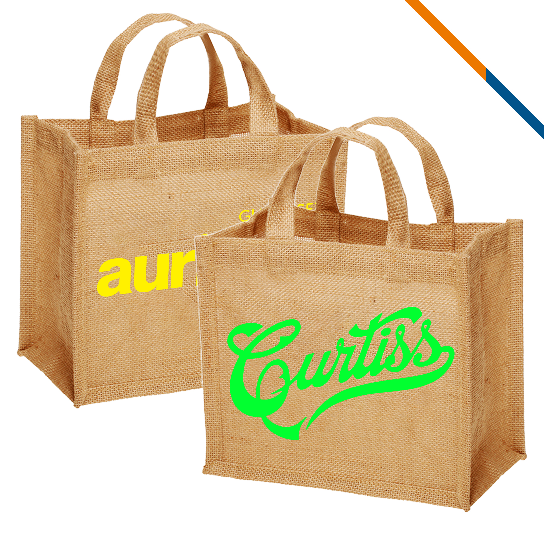 Litea Small Jute Tote Bag, custom tote bag with logo imprint 2