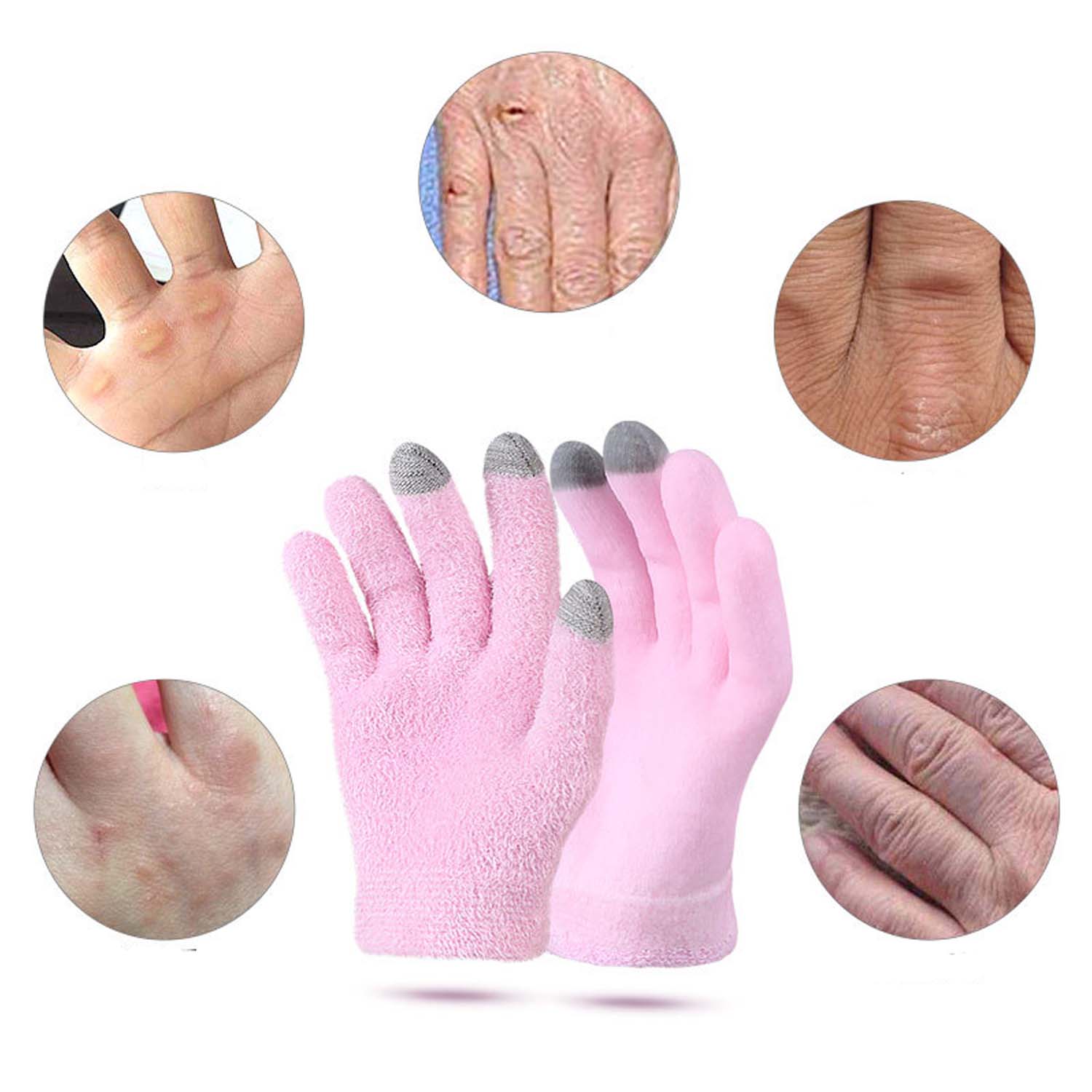 Winter Warm Fuzzy Texting Gloves 5