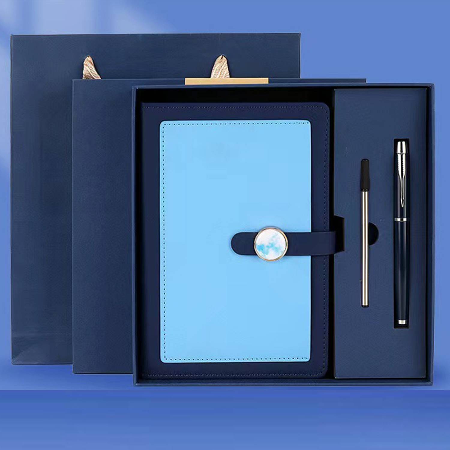 A5 Buckle PU Leather Multi-color Notebook 12