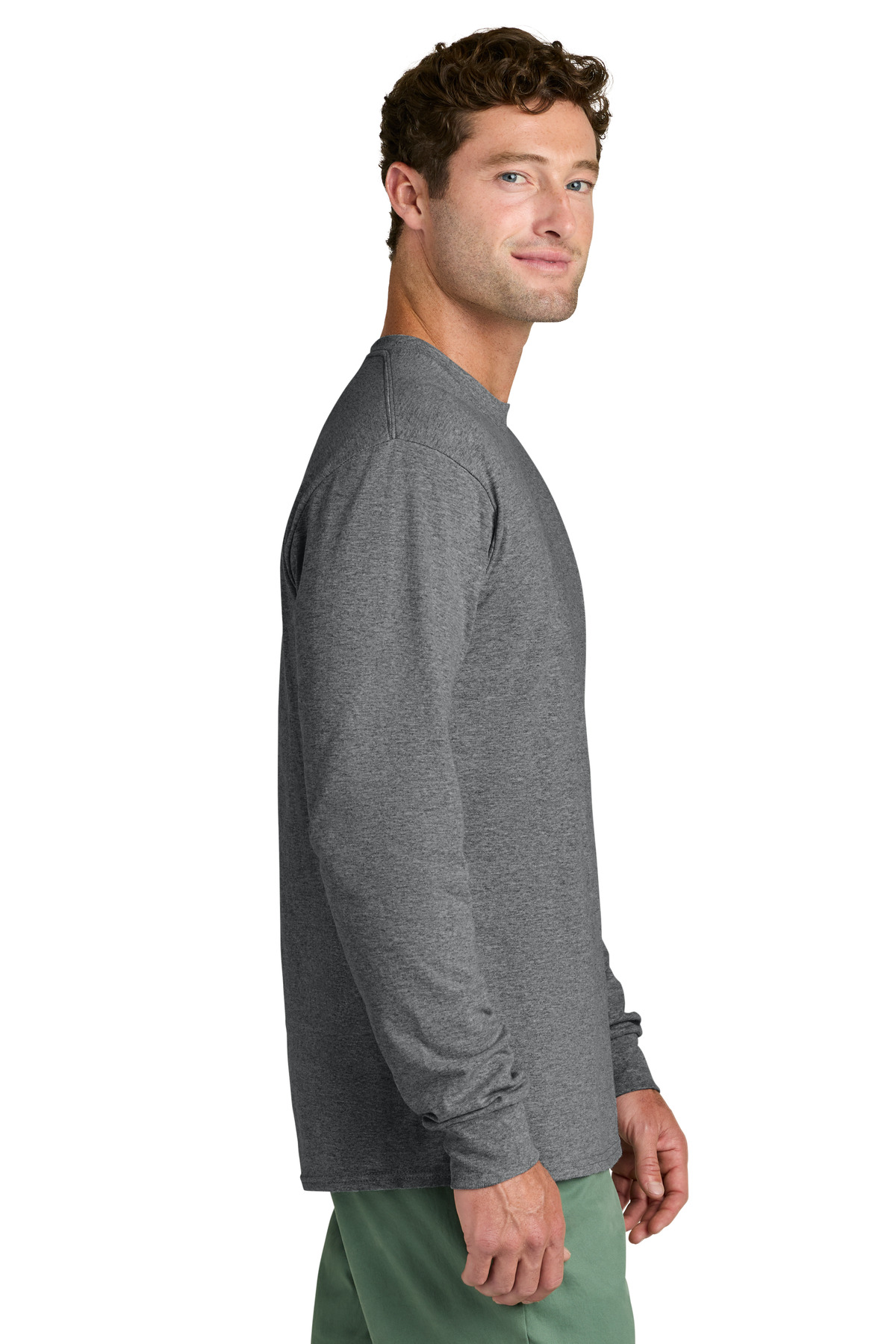 Port & Co Long Sleeve Core Cotton Tee. PC54LS 371