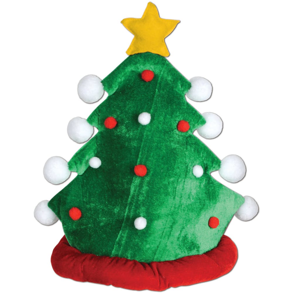 Plush Christmas Tree Hats 2