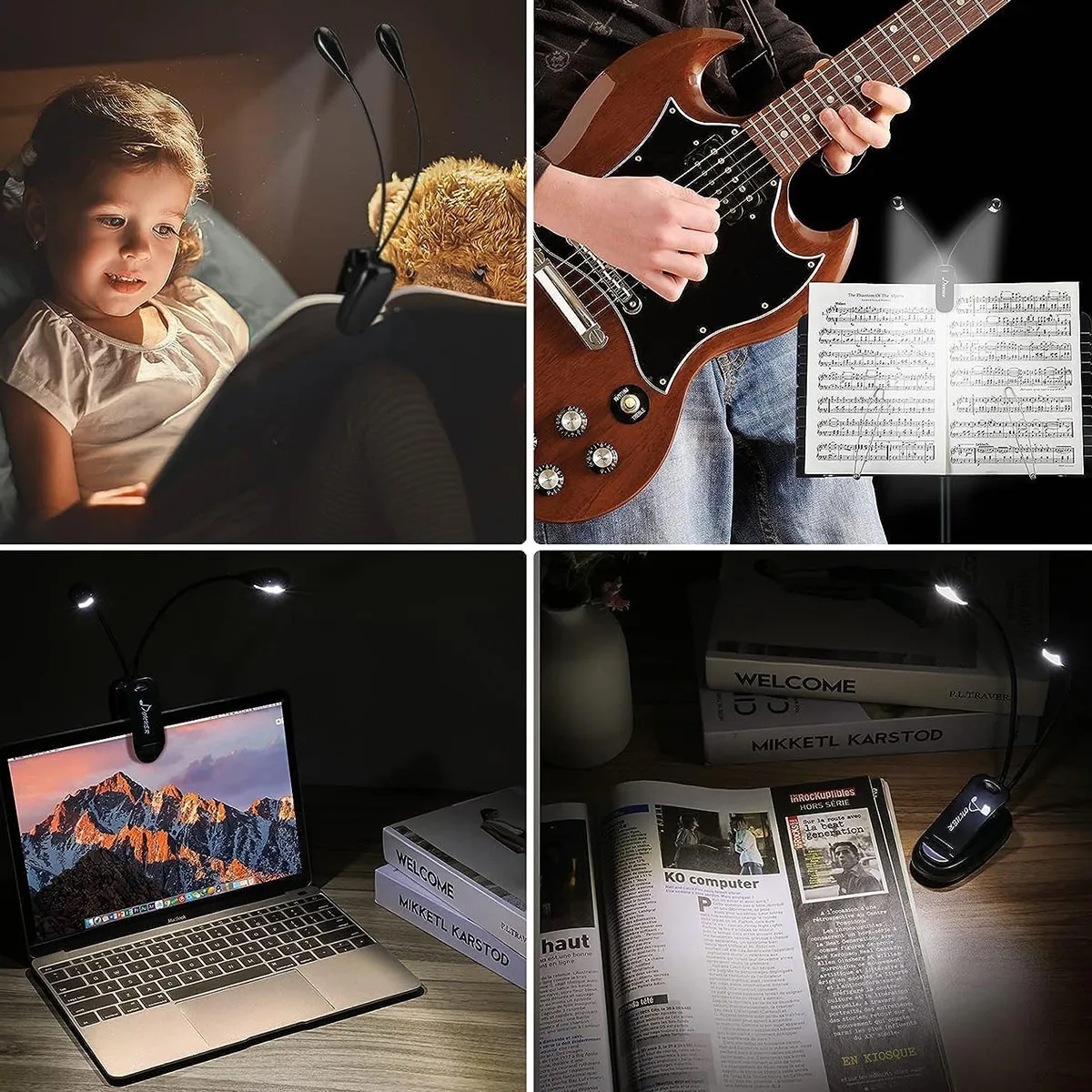 Donner Sheet Music Stand with Light 5