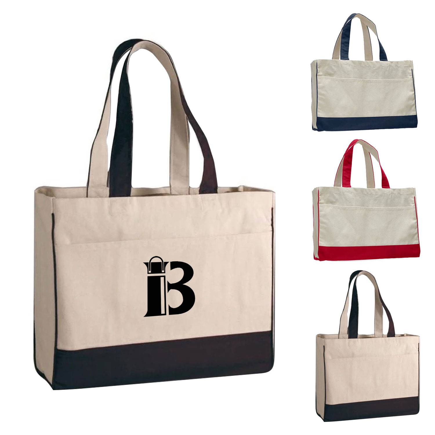 Canvas Tote Bag, custom tote bag with logo imprint 1