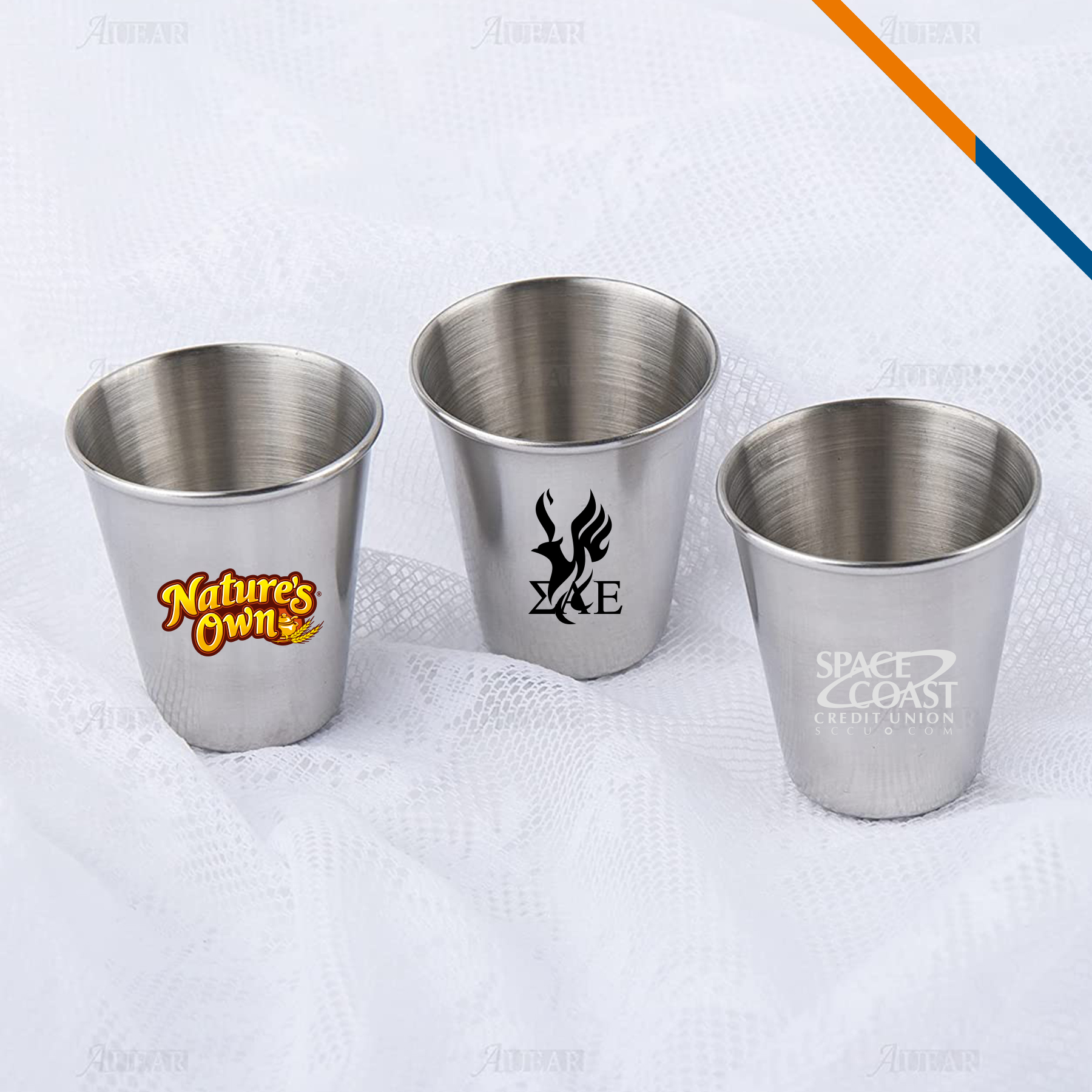 Stacy Stainless Steel Shot Glasses 2