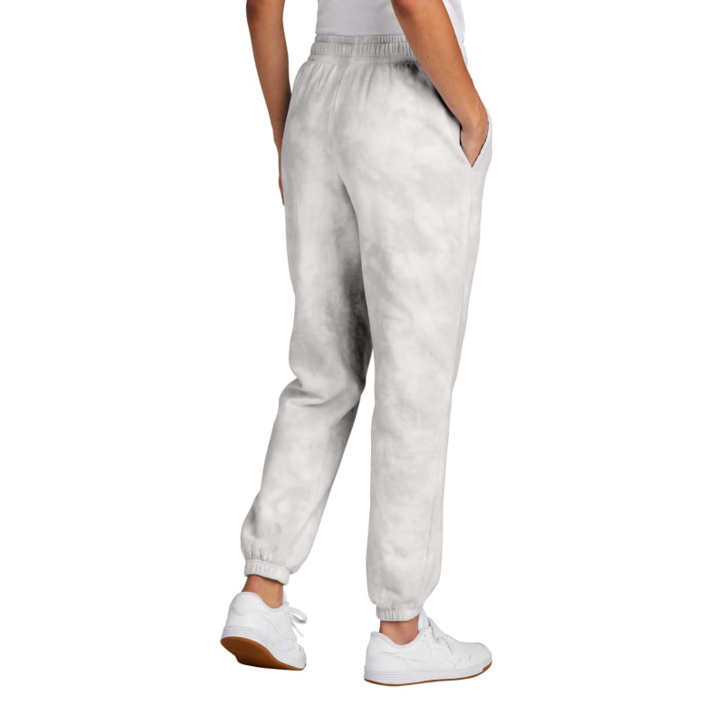 Port & Company Women's Beach Wash Cloud Tie-Dye Sweatpant 9
