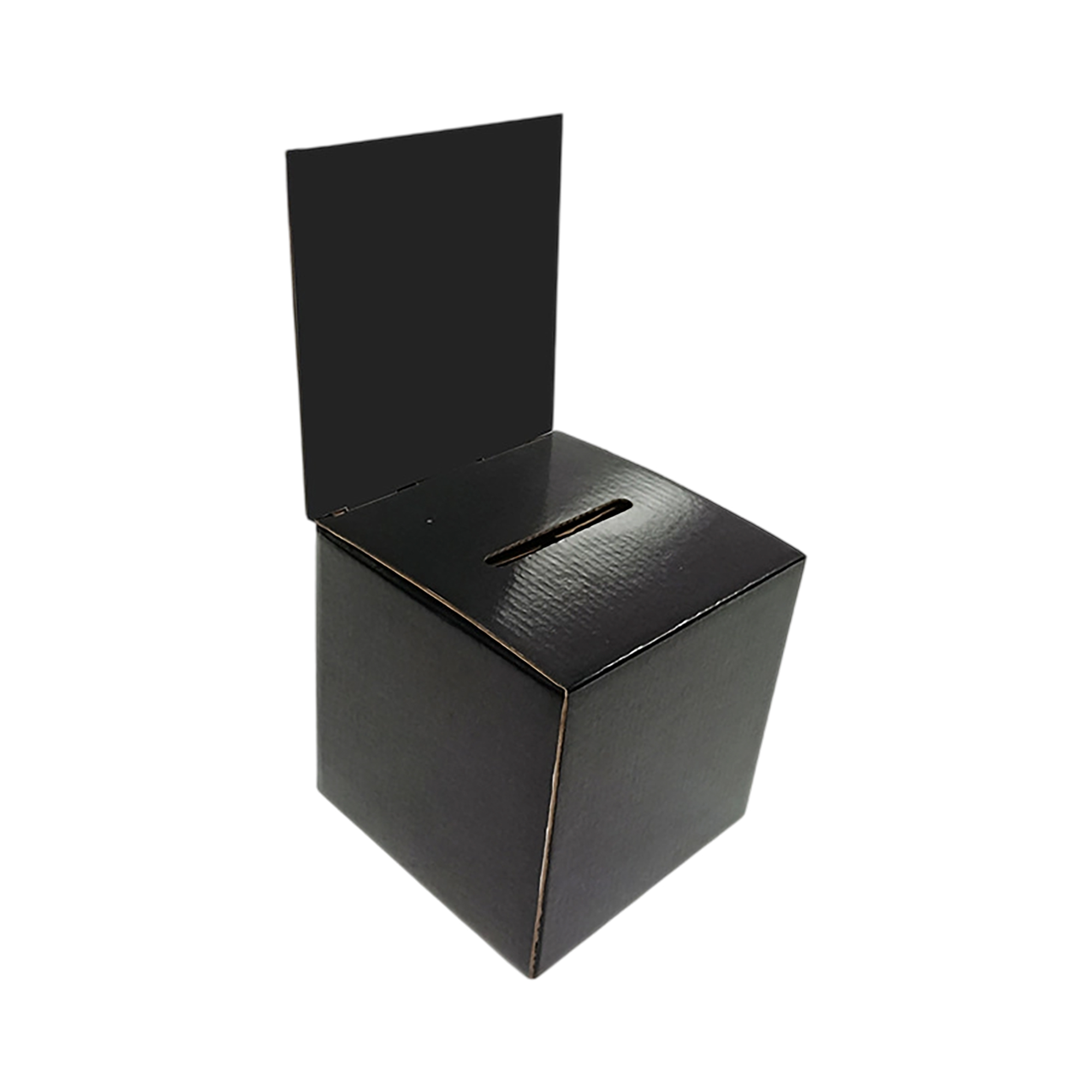 Corrugated Paper Ballot Box 6x6x6" With Title Board 8