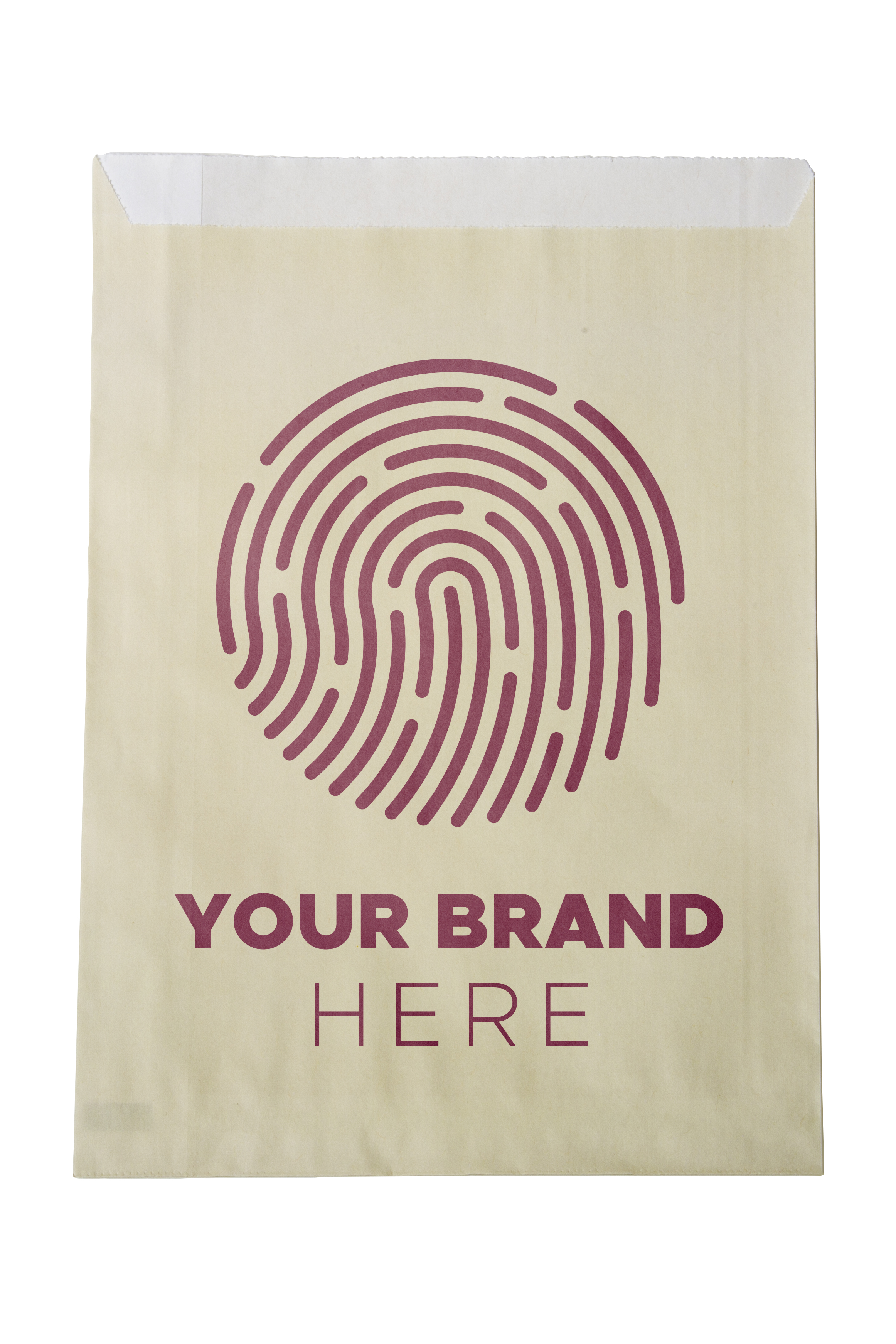 One-color Colored Paper Bag Cream (7.5"W x 10"H )