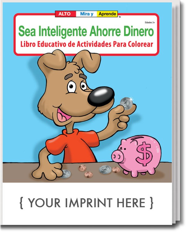 COLORING BOOK - Be Smart, Save Money (Spanish) Coloring & Activity Book 2
