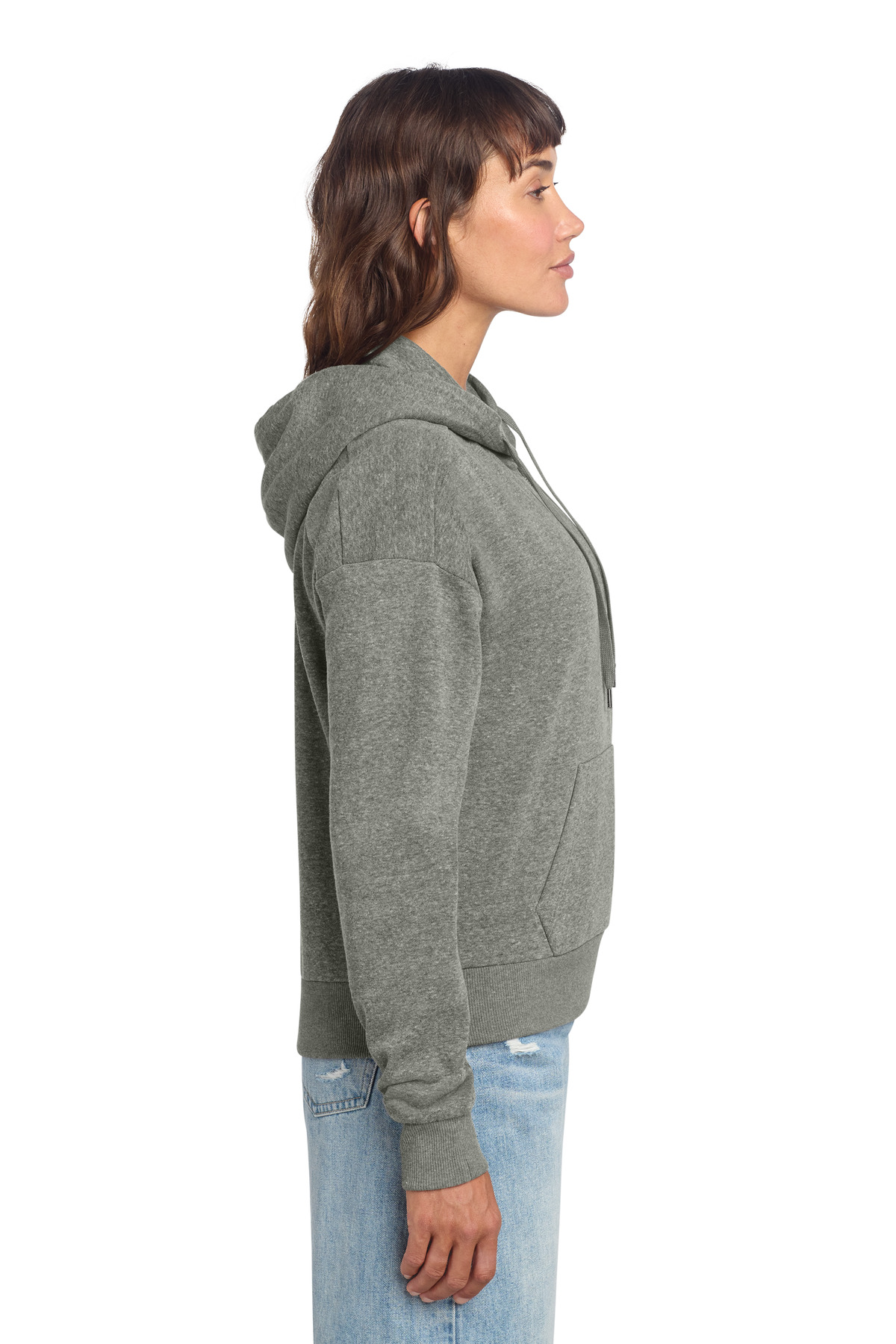 District Women's Perfect Tri Fleece 1/2-Zip Pullover DT1311 7