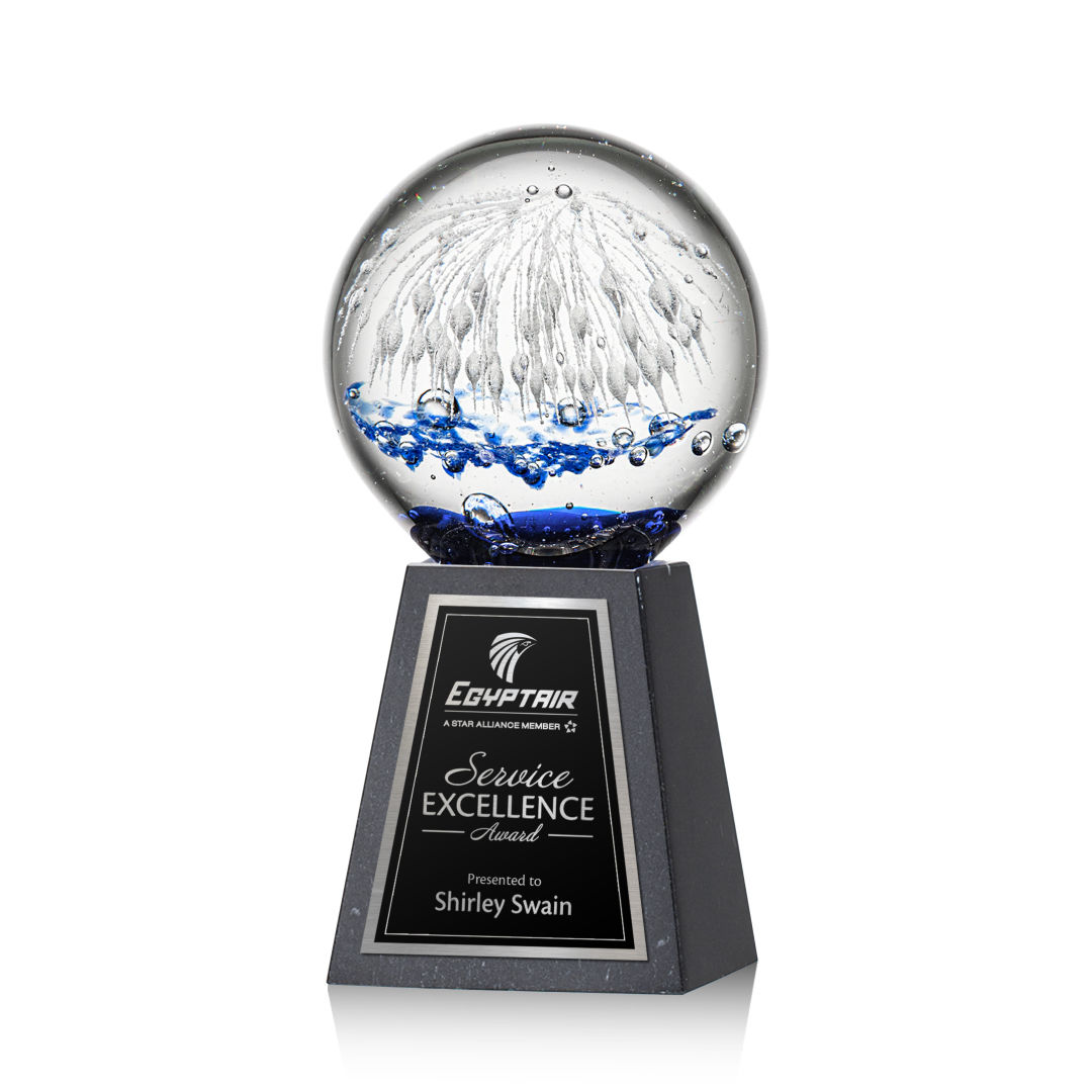 Starburst Award on Tall Marble Base 4