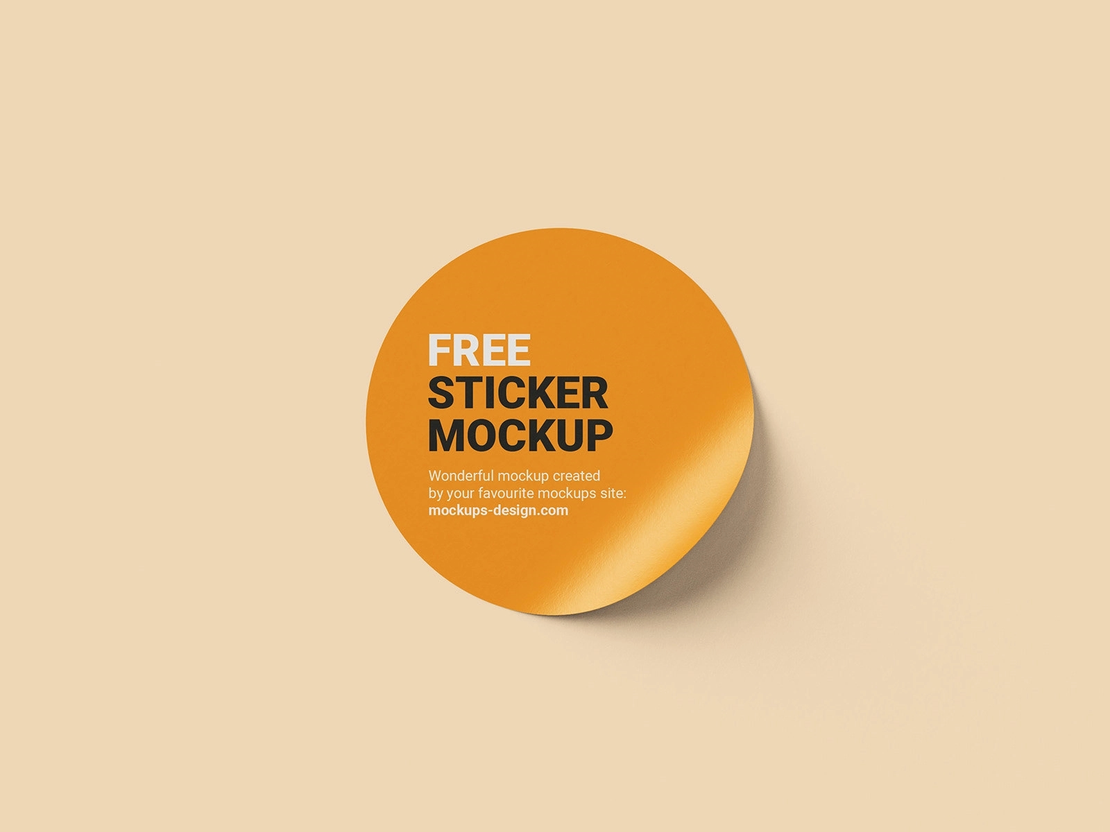 1" ROUND PVC WATER RESISTANT STICKER 3